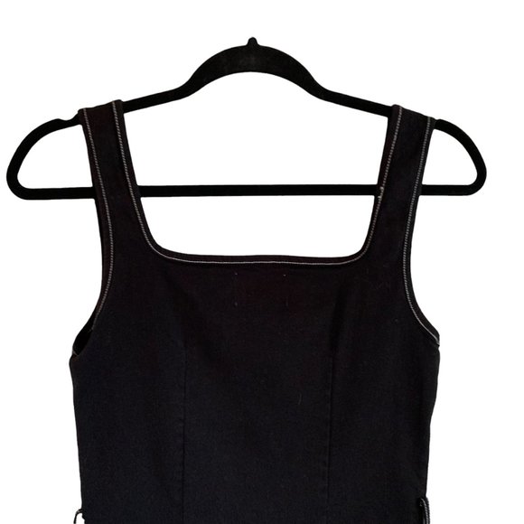 SOLID & STRIPED denim mini dress Small *missing belt* - Picture 5 of 13